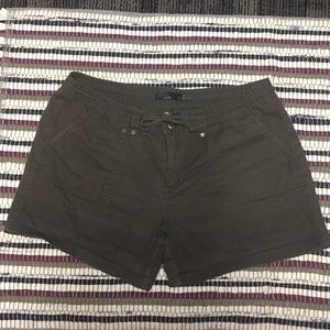 Army green prana shorts